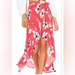 NWT Jack by BB Dakota tropical wrap skirt in size XS